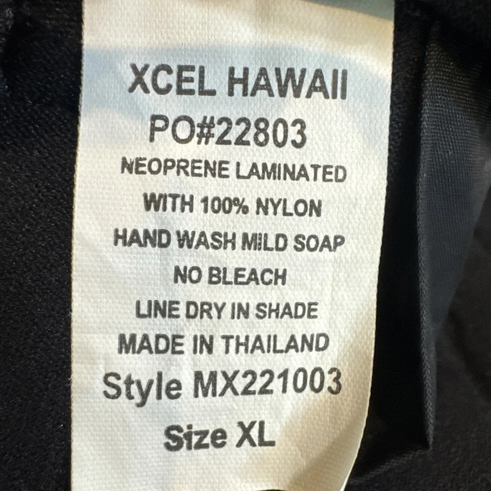 XCEL Mens Wetsuit Shorts Long‎ Sleeve SIZE XL Zippered